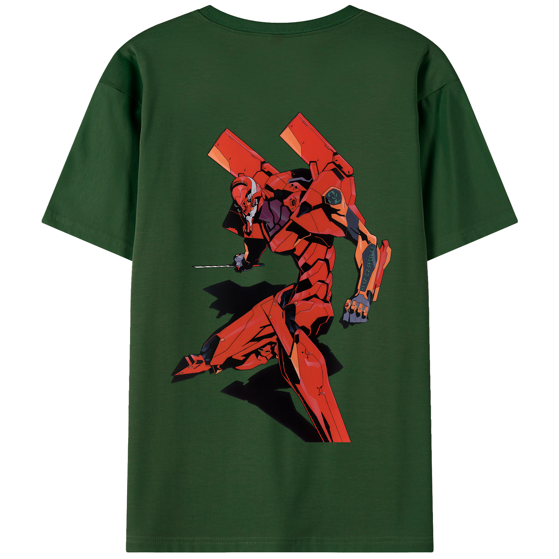 （画像用） EVA 新世紀エヴァンゲリオン 綿100％半袖Tシャツ（背面プリント）